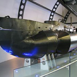 An intact X-craft, Gosport Submarine Museum.jpg